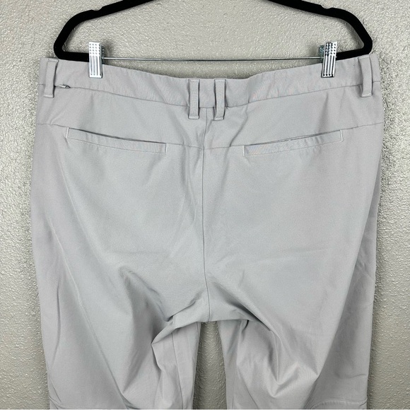 CRZ YOGA All-Day Comfort 5 Pocket Gray Tech Chino Golf Pants Men’s 38 Flat Front - Picture 7 of 12